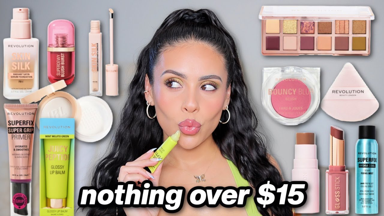 Full Face of Revolution Beauty (nothing over $15) 😍