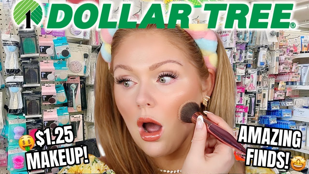 Full Face of *DOLLAR TREE* Makeup Tutorial 2025 | $1.25 Makeup YOU NEED 😍  KELLY STRACK