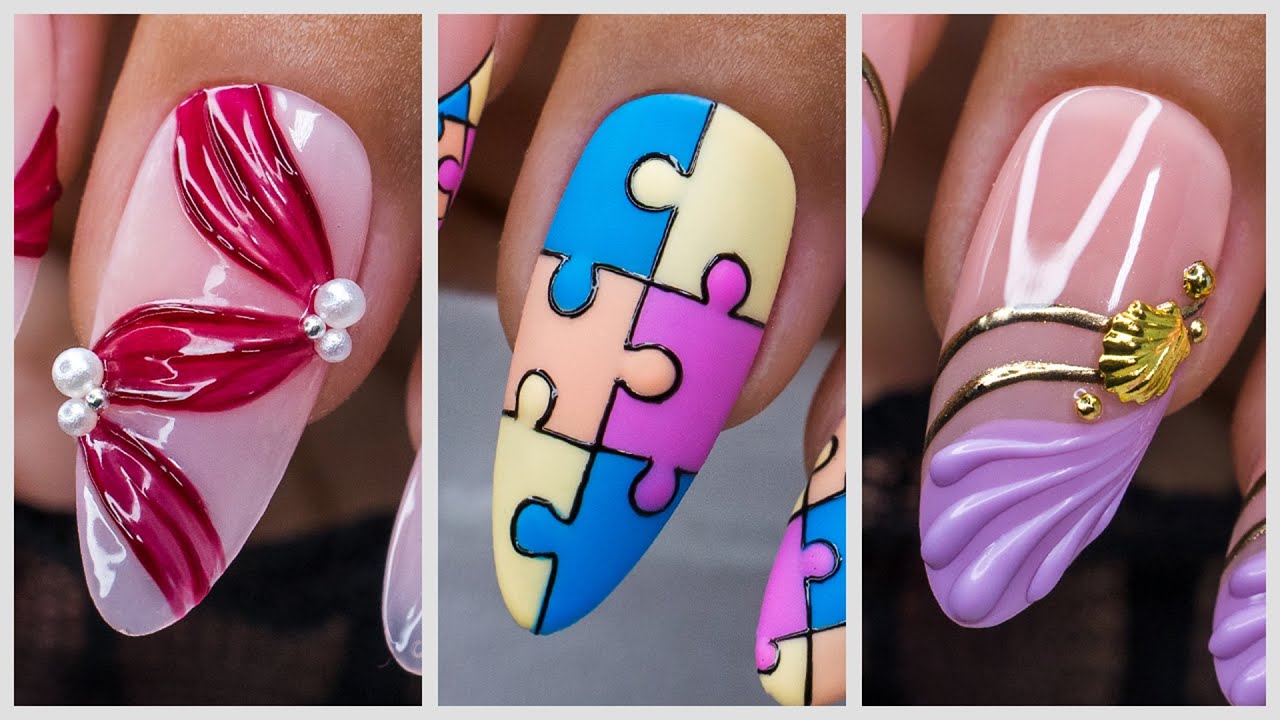 5 Cute & Easy Nail Art Ideas 2025 | New Nail Art Compilation