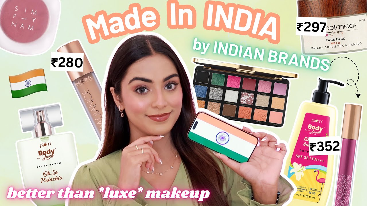 *MADE IN INDIA* Beauty Products That Are *MIND BLOWING* 🇮🇳😱