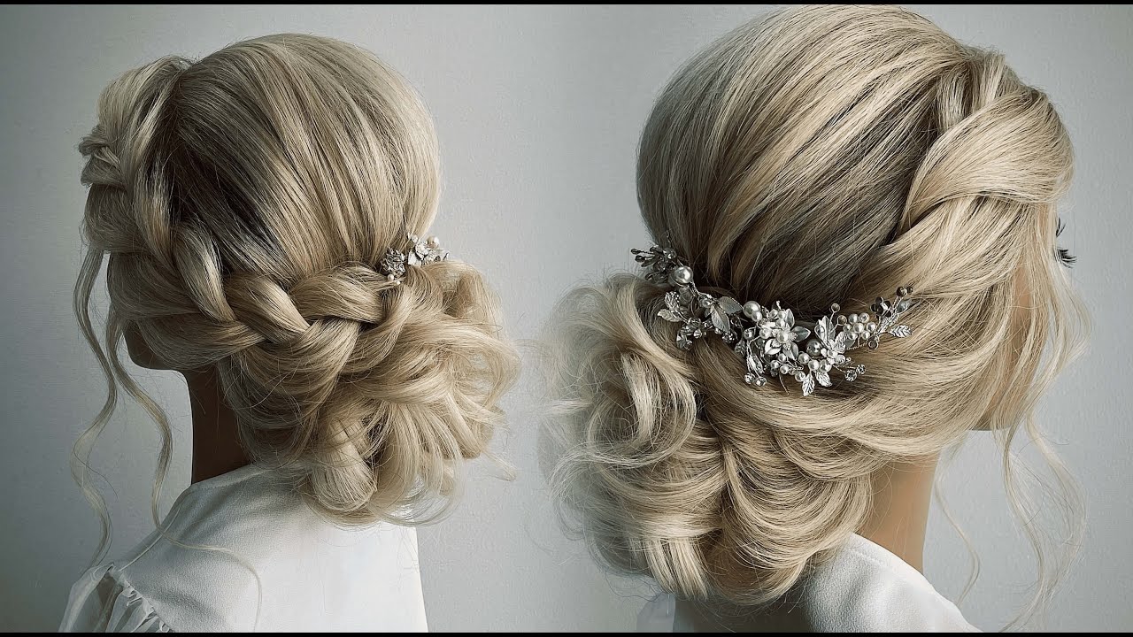 Low Braided Bun | Elegant Wedding & Event Up-Do