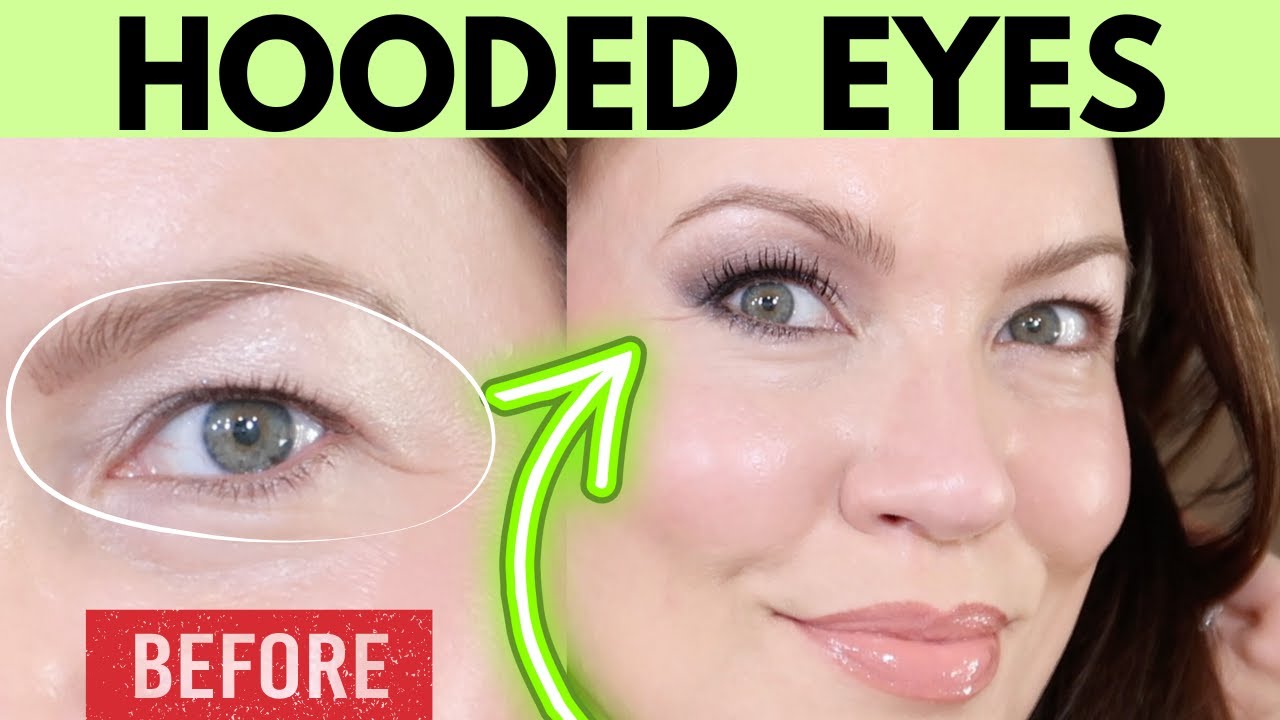 BEST HOODED EYE MAKEUP HACK EVER! GAME CHANGER to LIFT DROOPY, SAGGY EYES!