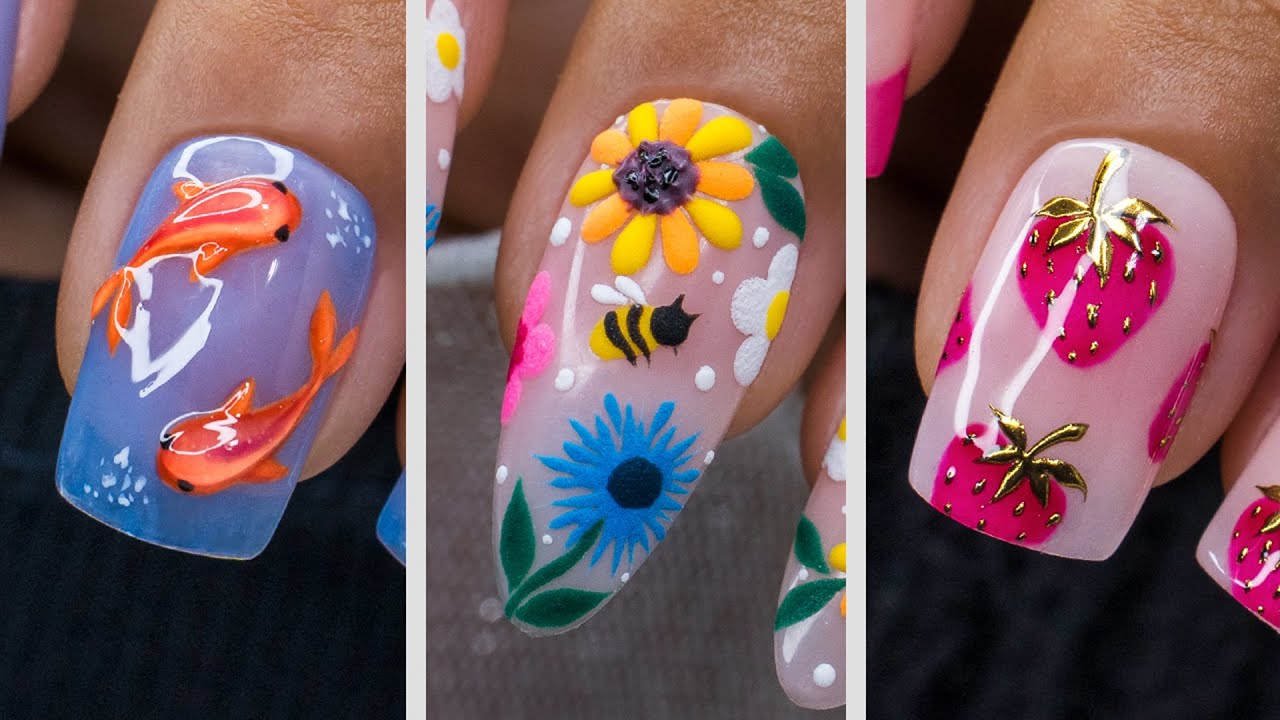 New Nail Art Ideas 2025 | Best  Summer Nail Art Tutorial