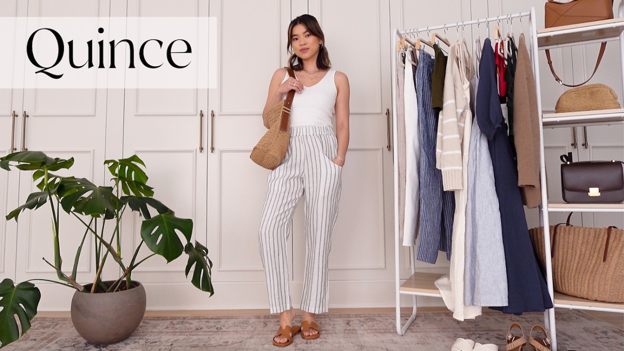 HUGE Quince Try on Haul and Honest Review Unsponsored!! What I'm keeping and what I'm returning