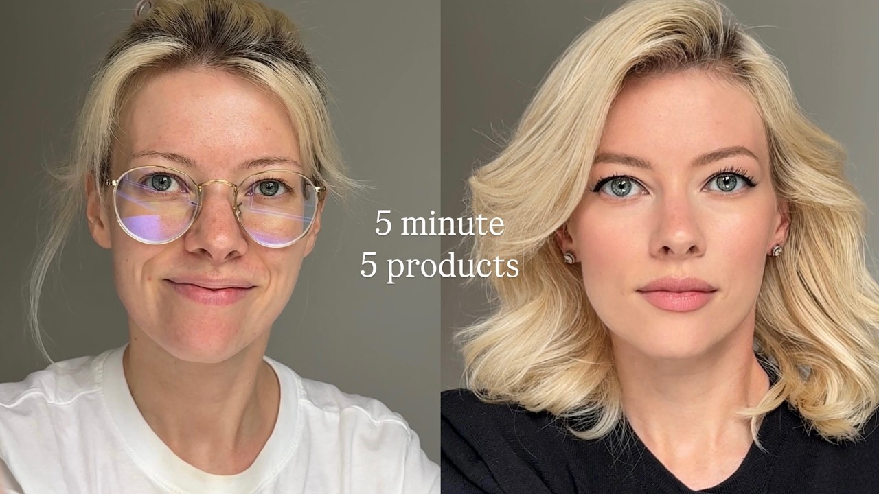 5-Minute No Foundation Makeup With Just 5 Products | Quick & Easy Everyday Look
